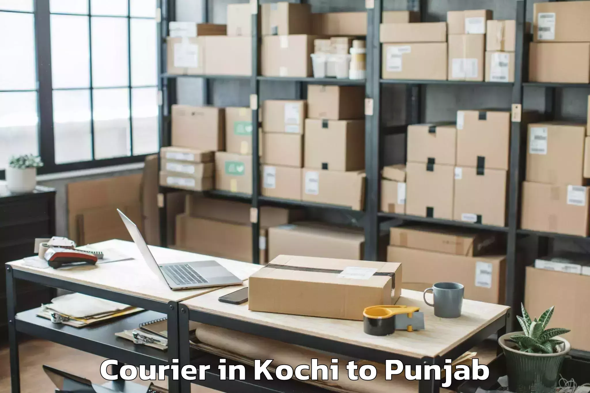 Get Kochi to Fatehgarh Churian Courier